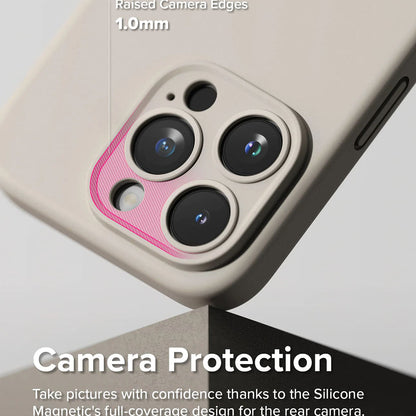 MagSafe Case for Apple iPhone 15 Pro, Ringke, Silicone, Lime Green
