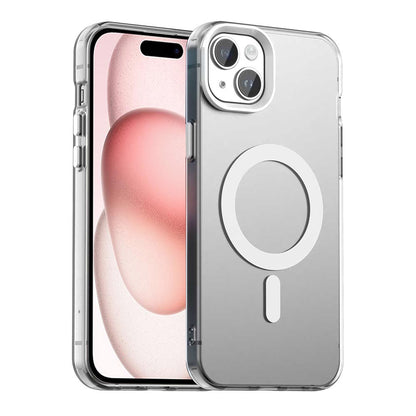 MagSafe-Hülle für Apple iPhone 15, Techsuit, CandyCase, Weiß