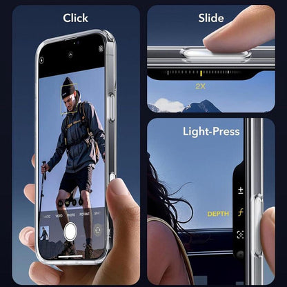 MagSafe Hülle für Apple iPhone 16, ESR, Classic Hybrid Slide, Transparent