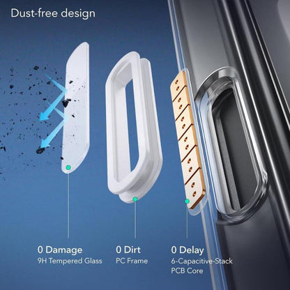 MagSafe Hülle für Apple iPhone 16, ESR, Classic Hybrid Slide, Transparent