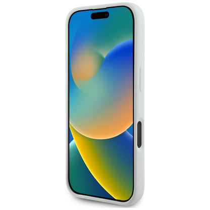 MagSafe Hülle für Apple iPhone 16, Karl Lagerfeld, Silikon Karl & Choupette's Köpfe, Beige