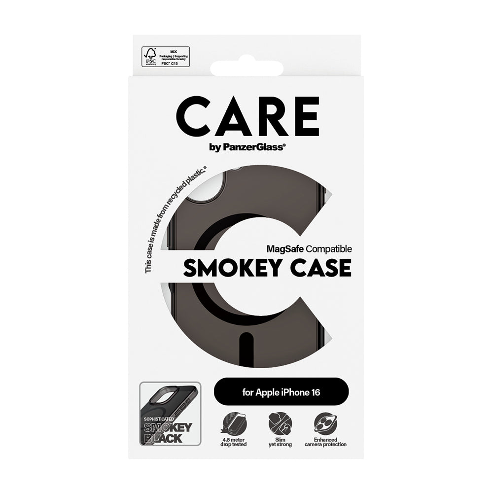 MagSafe Hülle für Apple iPhone 16, PanzerGlass, Care Urban Combat, Schwarz