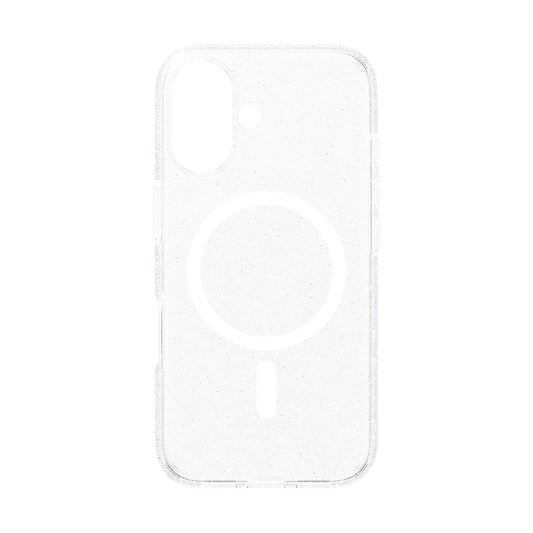 MagSafe Hülle für Apple iPhone 16, PanzerGlass, Care Urban Combat Star Lit, Transparent Weiß