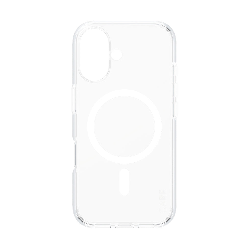 MagSafe Hülle für Apple iPhone 16, PanzerGlass, Care Urban Combat, Transparent Weiß