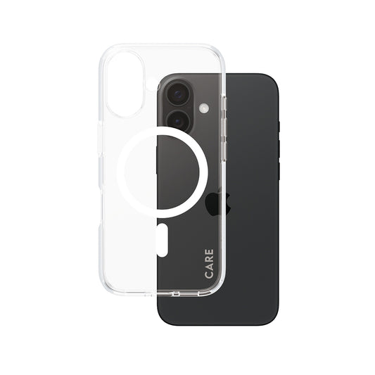 MagSafe Hülle für Apple iPhone 16, PanzerGlass, Care Urban Combat, Transparent Weiß