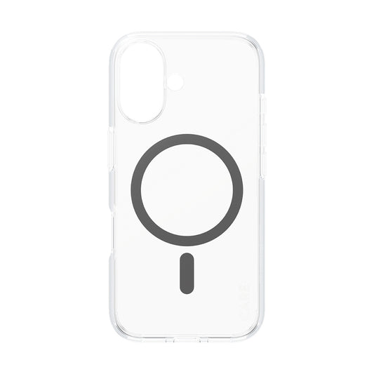 MagSafe Hülle für Apple iPhone 16, PanzerGlass, Care Urban Combat, Schwarz Transparent
