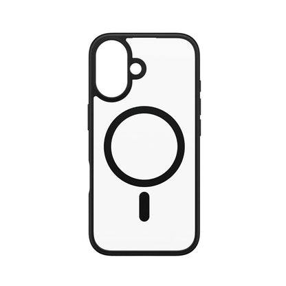 MagSafe Hülle für Apple iPhone 16, PanzerGlass, Rahmen, Schwarz Transparent