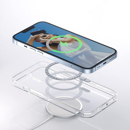 MagSafe Hülle für Apple iPhone 16, PanzerGlass, HardCase, Weiß Transparent