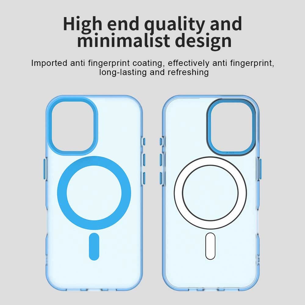MagSafe Case for Apple iPhone 16 Plus, Techsuit, CandyCase, Blue