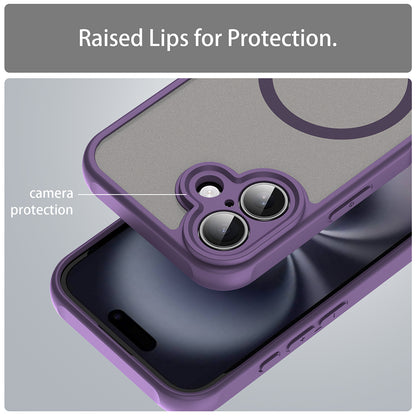 MagSafe Case for Apple iPhone 16 Plus, Techsuit, HaloFrost II, Purple