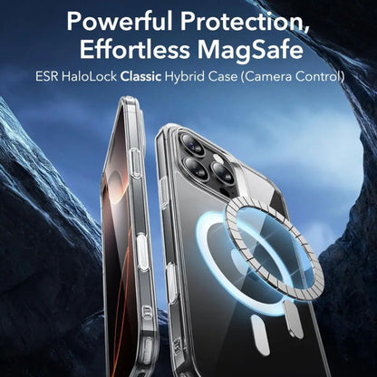 MagSafe Hülle für Apple iPhone 16 Pro, ESR, Classic Hybrid Slide, Satinschwarz