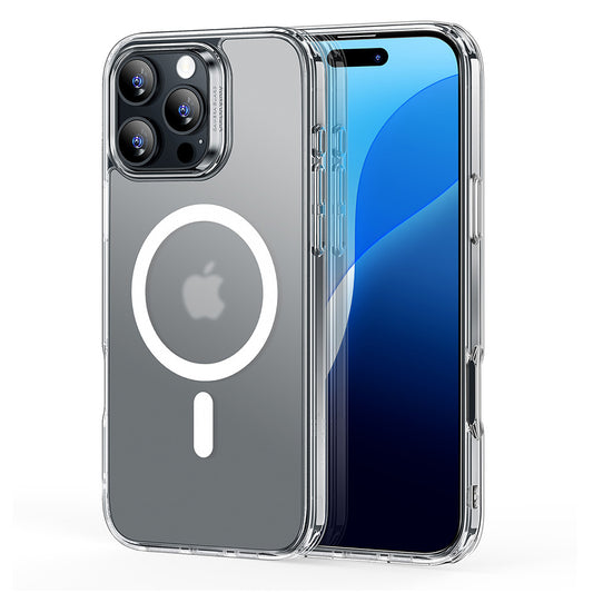 MagSafe Hülle für Apple iPhone 16 Pro, ESR, Classic Hybrid, Satiniert Transparent
