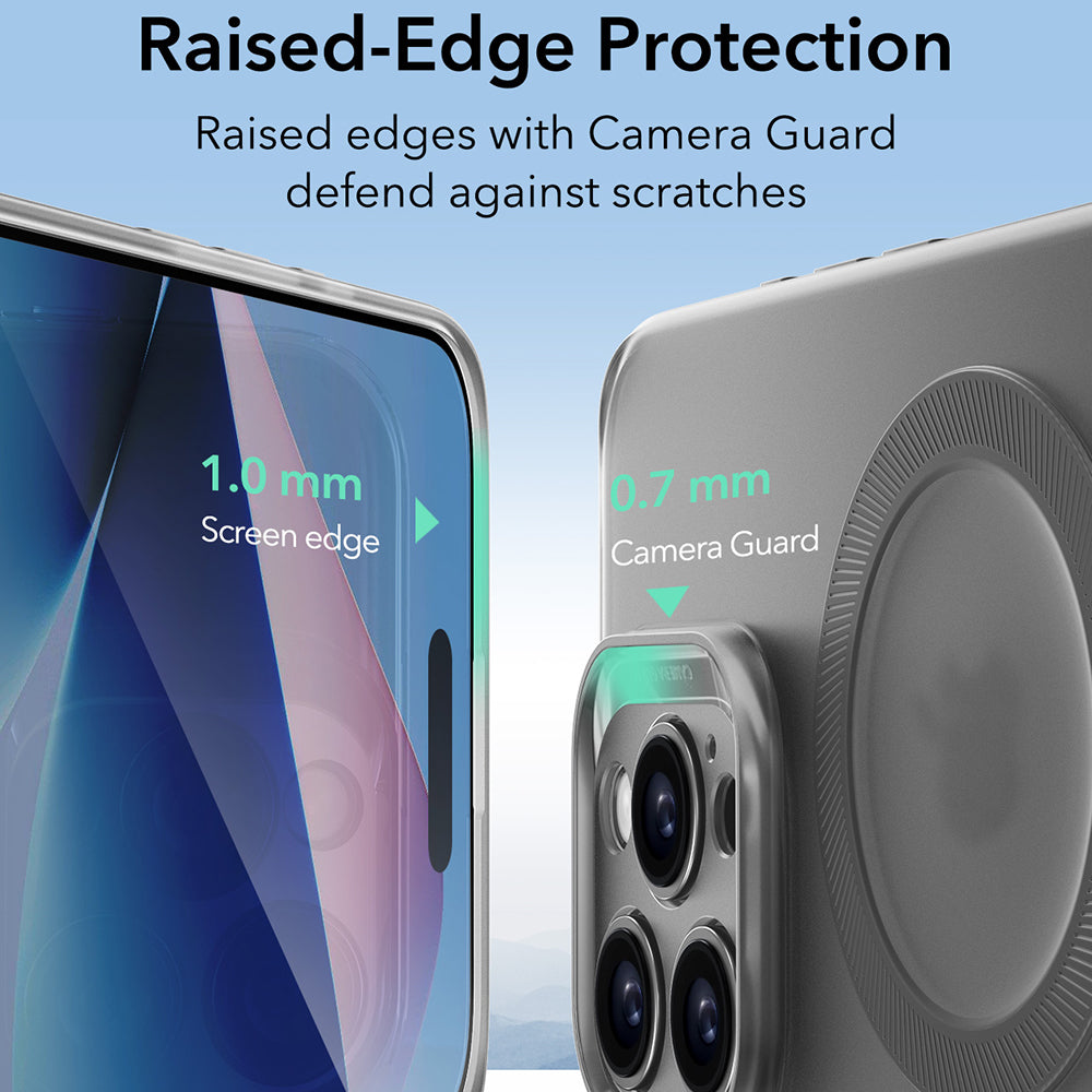 MagSafe Hülle für Apple iPhone 16 Pro, ESR, Zero, Satin Grau
