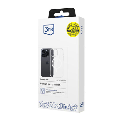 MagSafe-Hülle für Apple iPhone 16 Pro Max, 3MK, Clear MagCase, Transparent