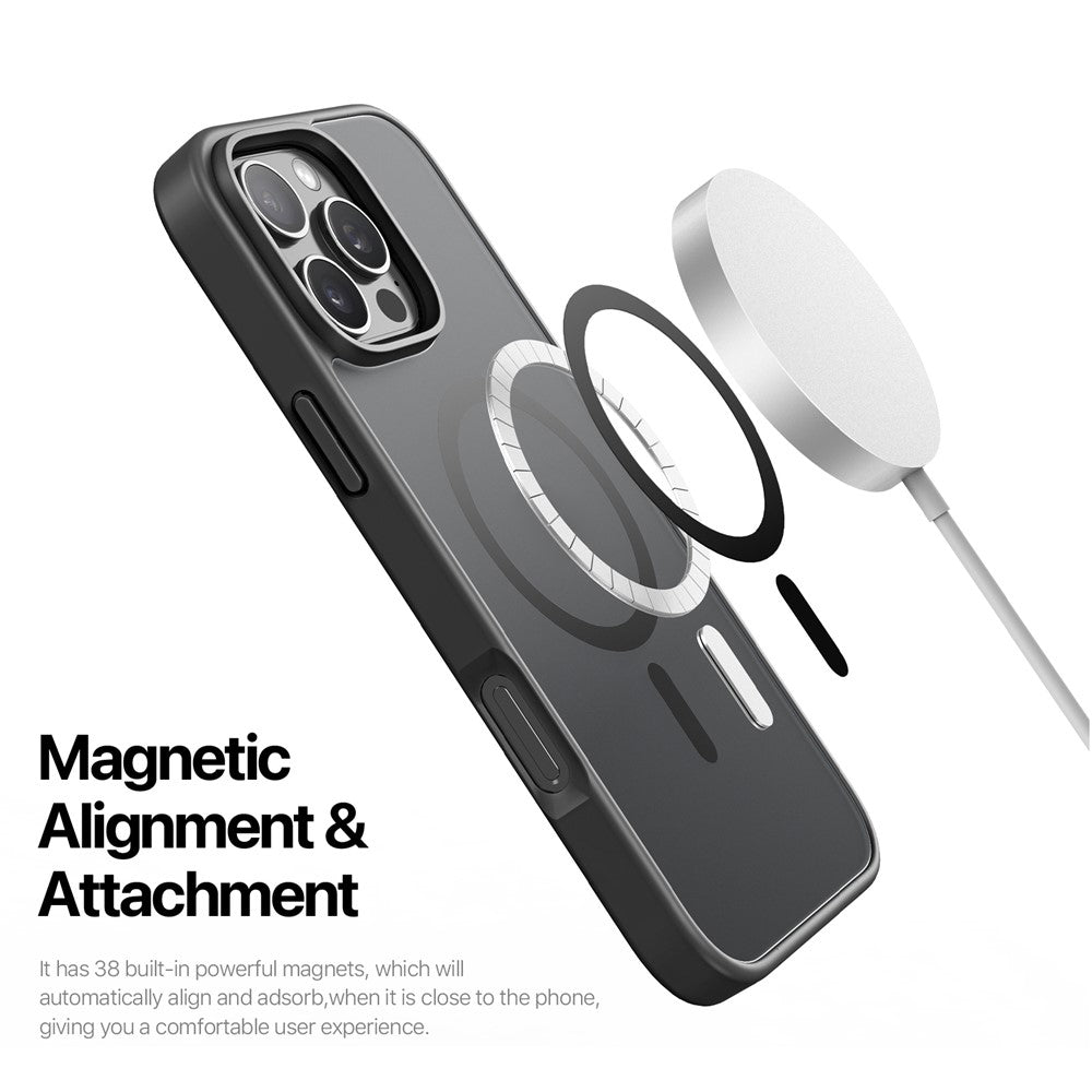 MagSafe-Hülle für Apple iPhone 16 Pro Max, DUX DUCIS, Yind, Schwarz