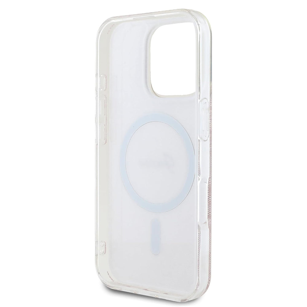 MagSafe Hülle für Apple iPhone 16 Pro Max, Guess, IML 4G, Rosa