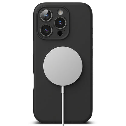 MagSafe-Hülle für Apple iPhone 16 Pro Max, Ringke, Silikon, Schwarz