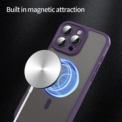 MagSafe-Hülle für Apple iPhone 16 Pro Max, Techsuit, HaloFrost II, Lila