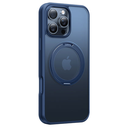 MagSafe Hülle für Apple iPhone 16 Pro Max, Torras, Ostand Pro, Marineblau