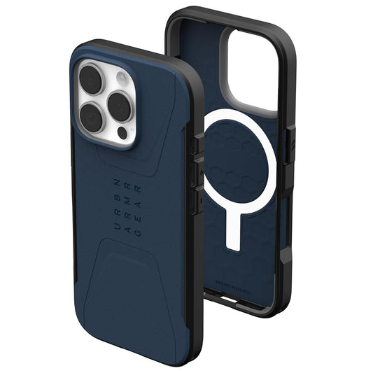 MagSafe Case for Apple iPhone 16 Pro Max, Urban Armor Gear, Civilian, Navy Blue