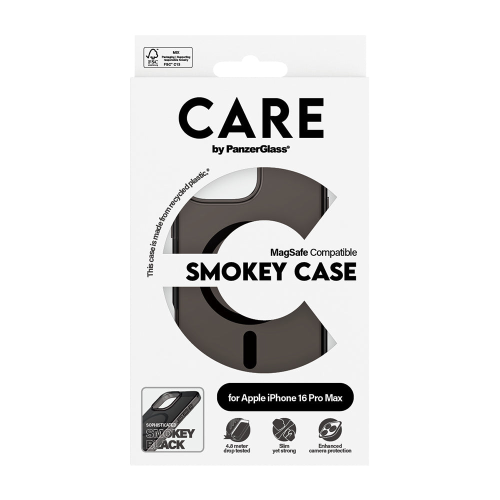 MagSafe Case for Apple iPhone 16 Pro, PanzerGlass, Urban Combat Care, Black