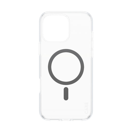 MagSafe Hülle für Apple iPhone 16 Pro, PanzerGlass, Care Urban Combat, Schwarz Transparent