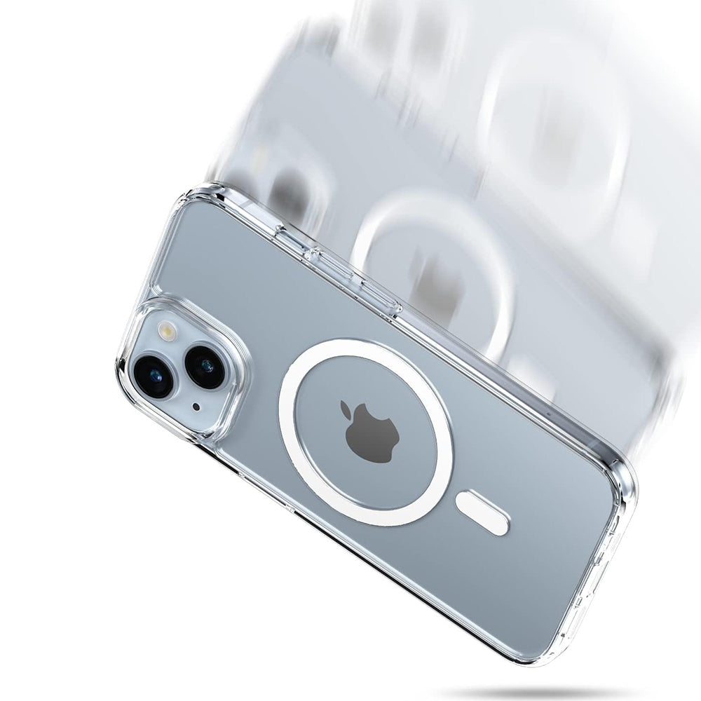 MagSafe Hülle für Apple iPhone 16 Pro, PanzerGlass, HardCase, Weiß Transparent