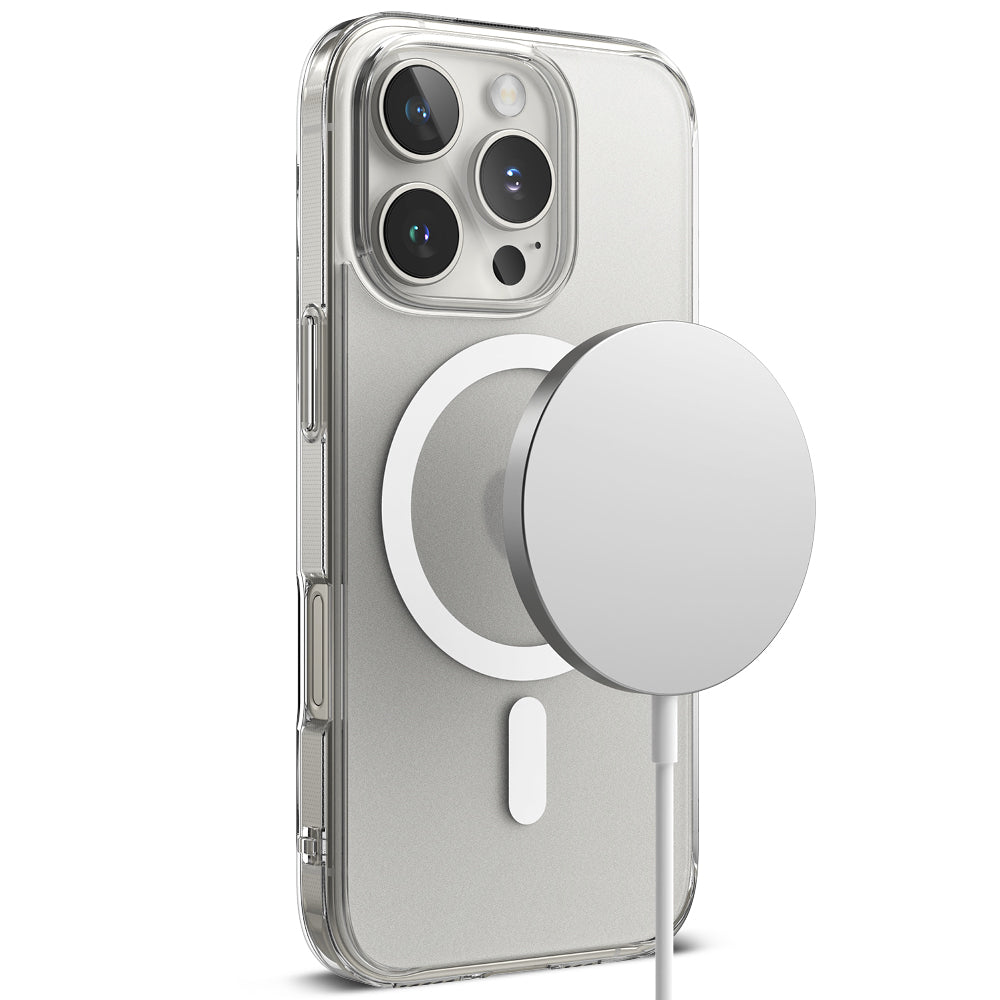 MagSafe Case for Apple iPhone 16 Pro, Ringke, Fusion, Matte Transparent