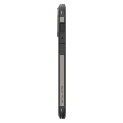 MagSafe Hülle für Apple iPhone 16 Pro, Spigen, Tough Armor, Grau ACS08145