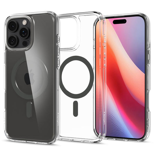 MagSafe Hülle für Apple iPhone 16 Pro, Spigen, Ultra Hybrid, Schwarz