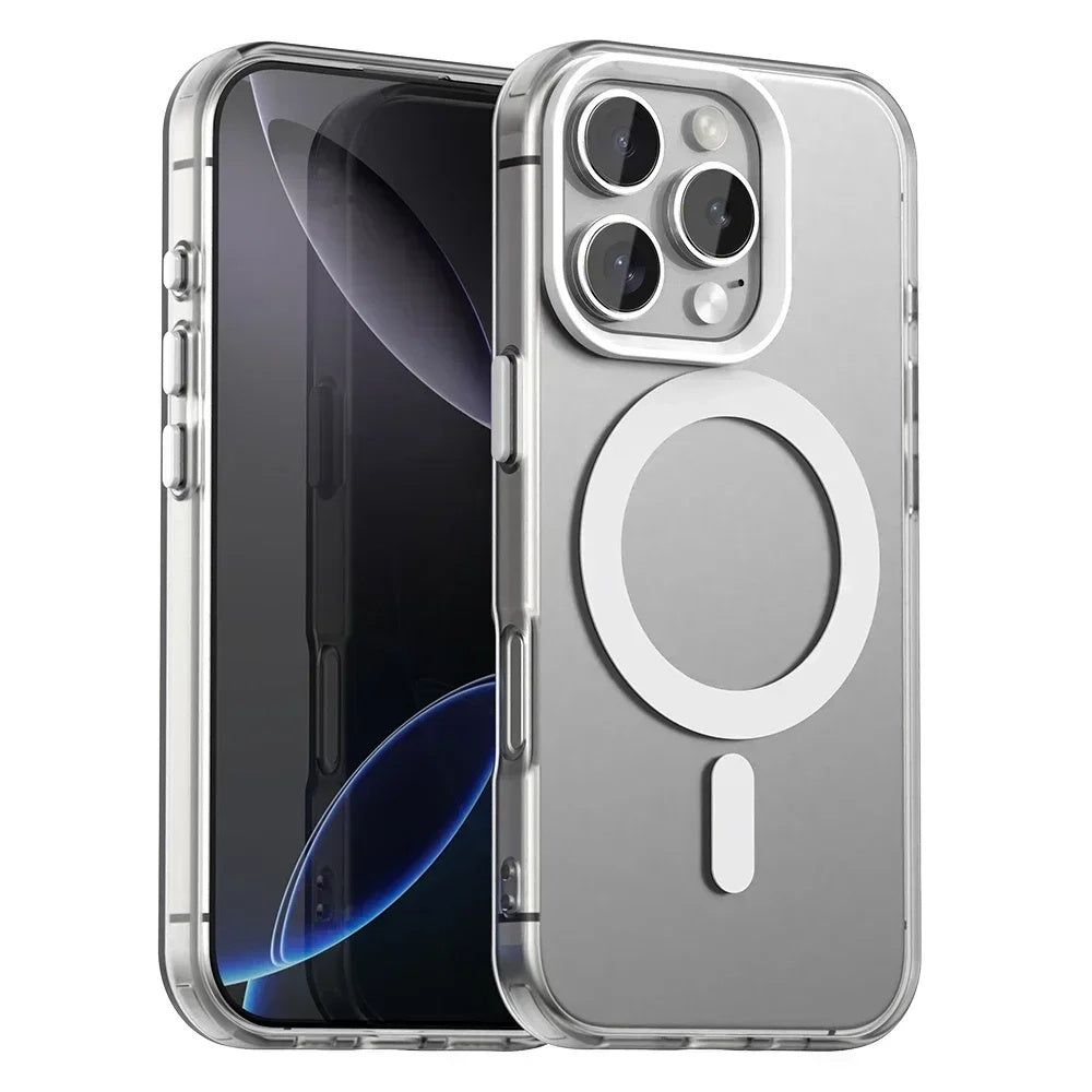 MagSafe Case for Apple iPhone 16 Pro, Techsuit, CandyCase, White