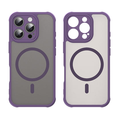 MagSafe Case for Apple iPhone 16 Pro, Techsuit, HaloFrost II, Purple