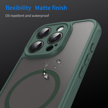 MagSafe Case for Apple iPhone 16 Pro, Techsuit, HaloFrost II, Green