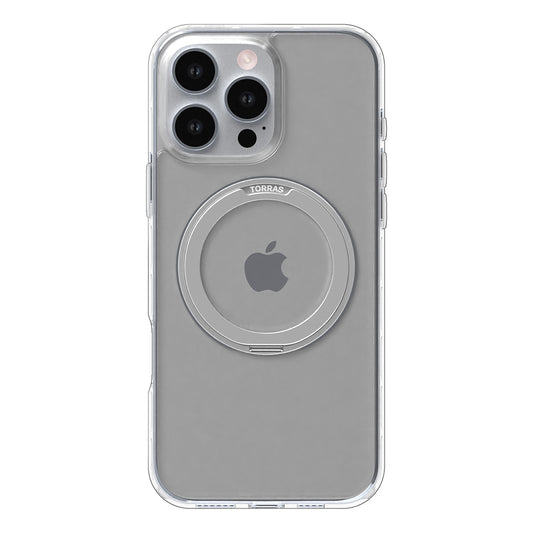 MagSafe Hülle für Apple iPhone 16 Pro, Torras, Ostand Pro, Transparent