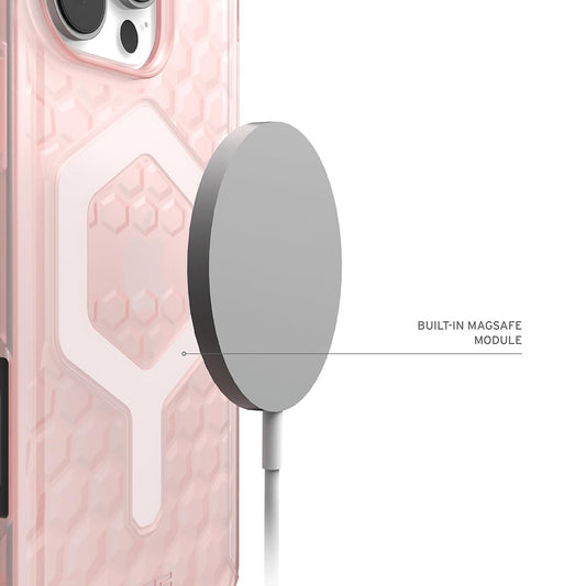 MagSafe-Hülle für Apple iPhone 16 Pro, Urban Armor Gear, Essential Armor, Rosa
