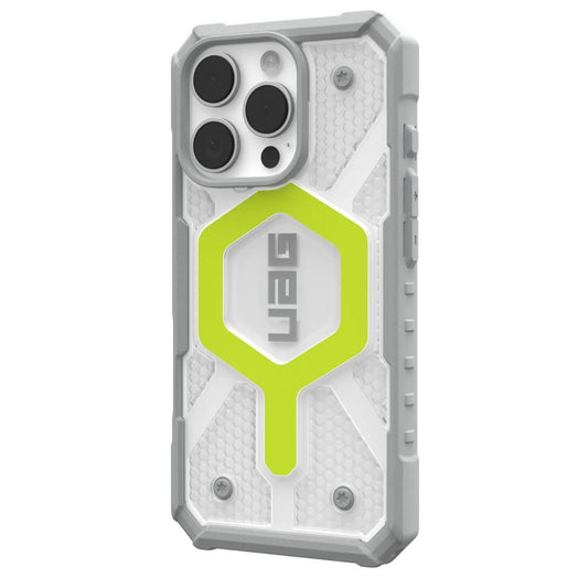 MagSafe-Hülle für Apple iPhone 16 Pro, Urban Armor Gear, Pathfinder Clear, Grün
