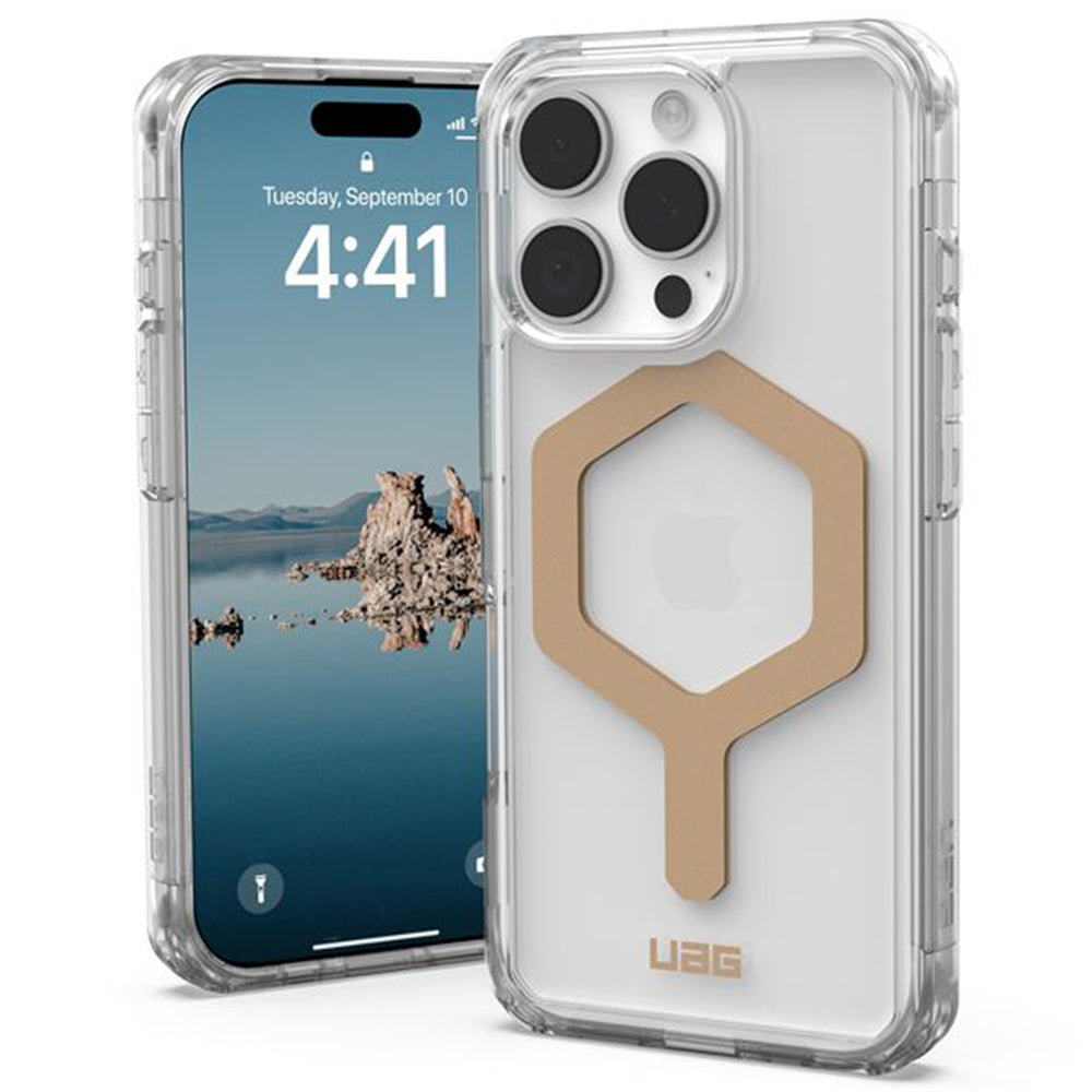 MagSafe Case for Apple iPhone 16 Pro, Urban Armor Gear, Plyo, Gold