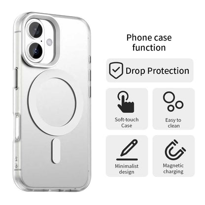 MagSafe-Hülle für Apple iPhone 16, Techsuit, CandyCase, Weiß