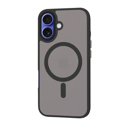 MagSafe Hülle für Apple iPhone 16, Techsuit, HaloFrost, Schwarz