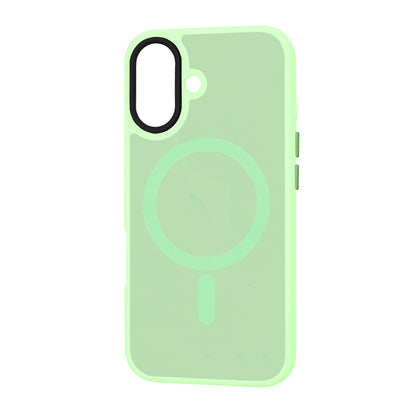 MagSafe Case for Apple iPhone 16, Techsuit, HaloFrost, Light Green