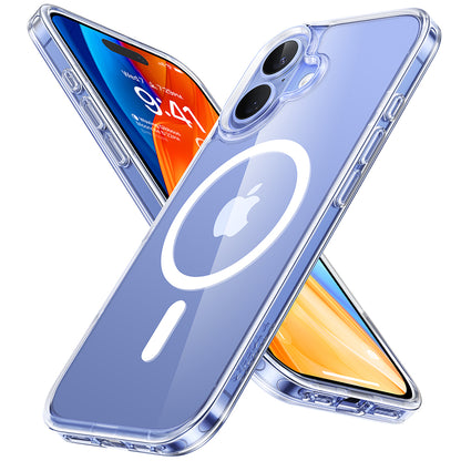 MagSafe Hülle für Apple iPhone 16, Torras, Diamond, Transparent