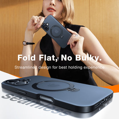 MagSafe Case for Apple iPhone 16, Torras, Ostand Spin, Transparent