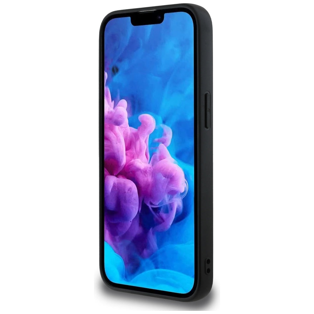 MagSafe Hülle für Apple iPhone 16e, Guess, 4G Circle Classic Logo, Braun