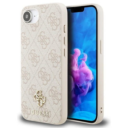 MagSafe Hülle für Apple iPhone 16e, Guess, 4G Classic, Rosa