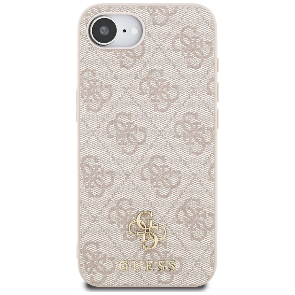 MagSafe Hülle für Apple iPhone 16e, Guess, 4G Classic, Rosa