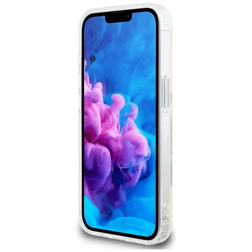 MagSafe Hülle für Apple iPhone 16e, Karl Lagerfeld, IML Karl's Head, Weiß