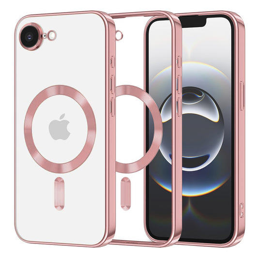 MagSafe-Hülle für Apple iPhone 17e / 16e, Techsuit, Luxury Crystal, Rosa