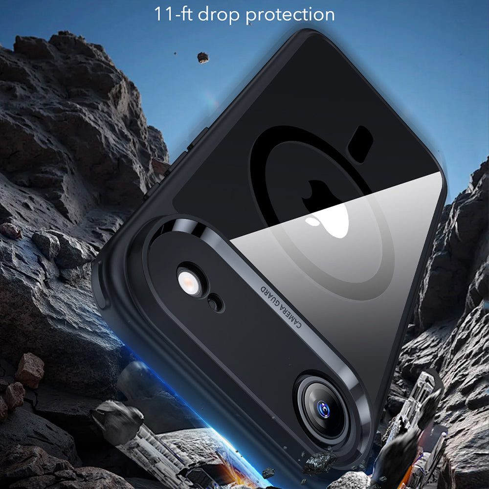 MagSafe Hülle für Apple iPhone 17 Air, ESR, Classic Hybrid, Schwarz Transparent
