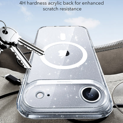 MagSafe Hülle für Apple iPhone 17 Air, ESR, Classic Hybrid Shimmer, Transparent
