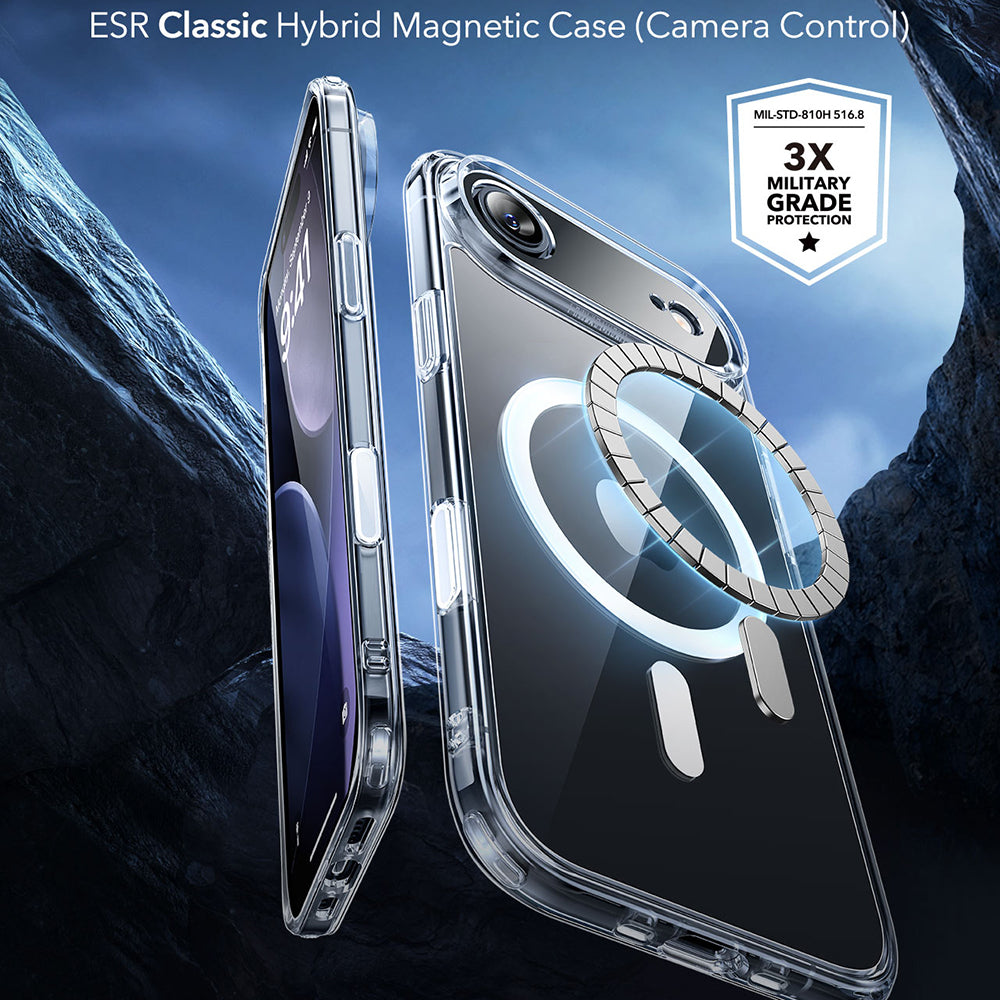 MagSafe Hülle für Apple iPhone 17 Air, ESR, Classic Hybrid, Transparent